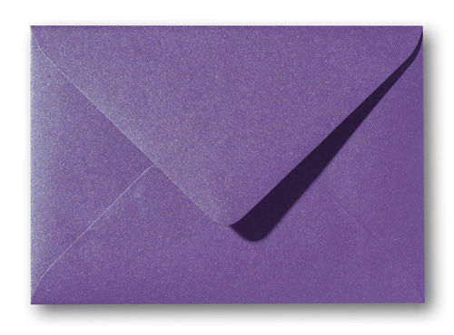 Metallic Briefumschläge Format 2 (ca. C6), violett