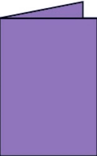 Metallic Karten B6, violett