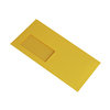Haftklebe-Briefumschläge C5/6 gelb mit Fenster