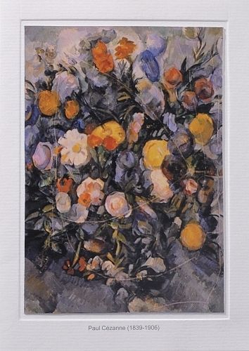 Kunstkarten B6 - Cézanne "Blumenstrauss"