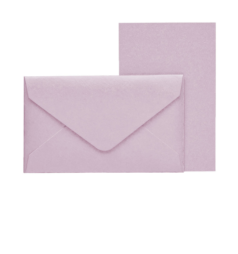 Kartenpäckchen KLEINE FEINE, violett metallic