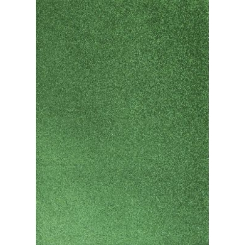 Glitter-Papier DIN A4 tannengrün, selbstklebend